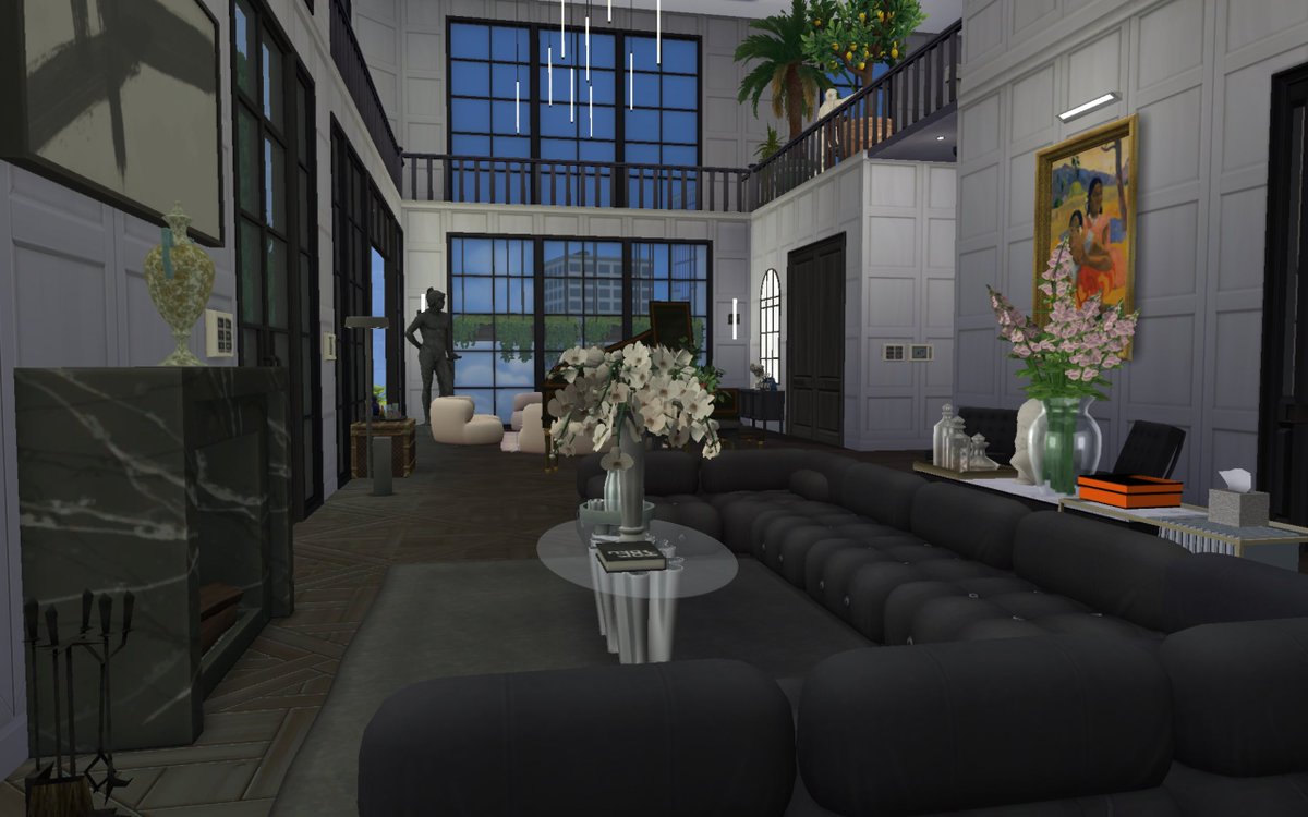BluthIndustries's tweet image. #WIP of this new penthouse I’m working on for my royal family. Very excited about this build #simmersdigest #ShowUsYourBuilds #richsims #harlix #sims4