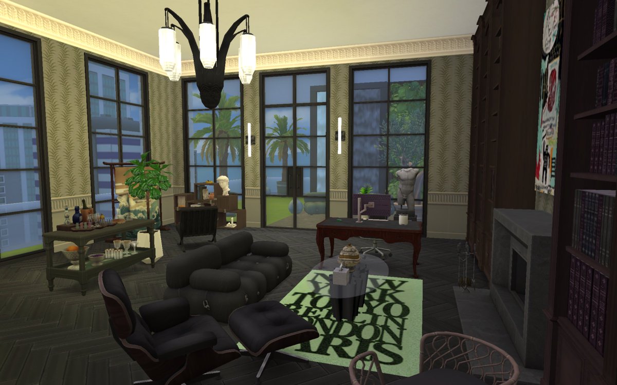 BluthIndustries's tweet image. #WIP of this new penthouse I’m working on for my royal family. Very excited about this build #simmersdigest #ShowUsYourBuilds #richsims #harlix #sims4