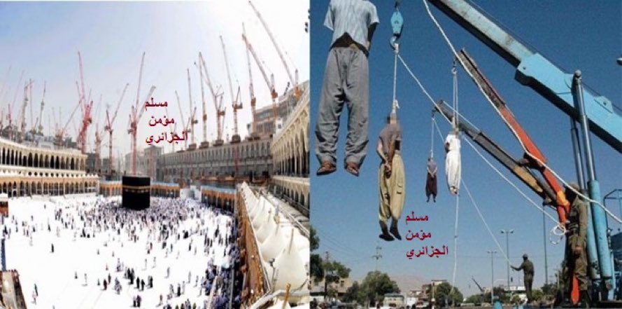 salafiq8ty's tweet photo. ـ تخيل أخي القارئ ان ايران الظالمة المستعمرة لدول المسلمين رافعاتها تُعلق المشانق ظلما لملايين البشر يرون رموزها شهداء للقدس والاسلام وهم من يحمي المسلمين ويخاف عليهم !! 

بينما السعودية التي جعلت رافعاتها خدمة للاسلام والمسلمين، و التي تعتبر أكبر دولة دعما لفلسطين يرونها خائنة ! https://t.co/33mxOWTPVC