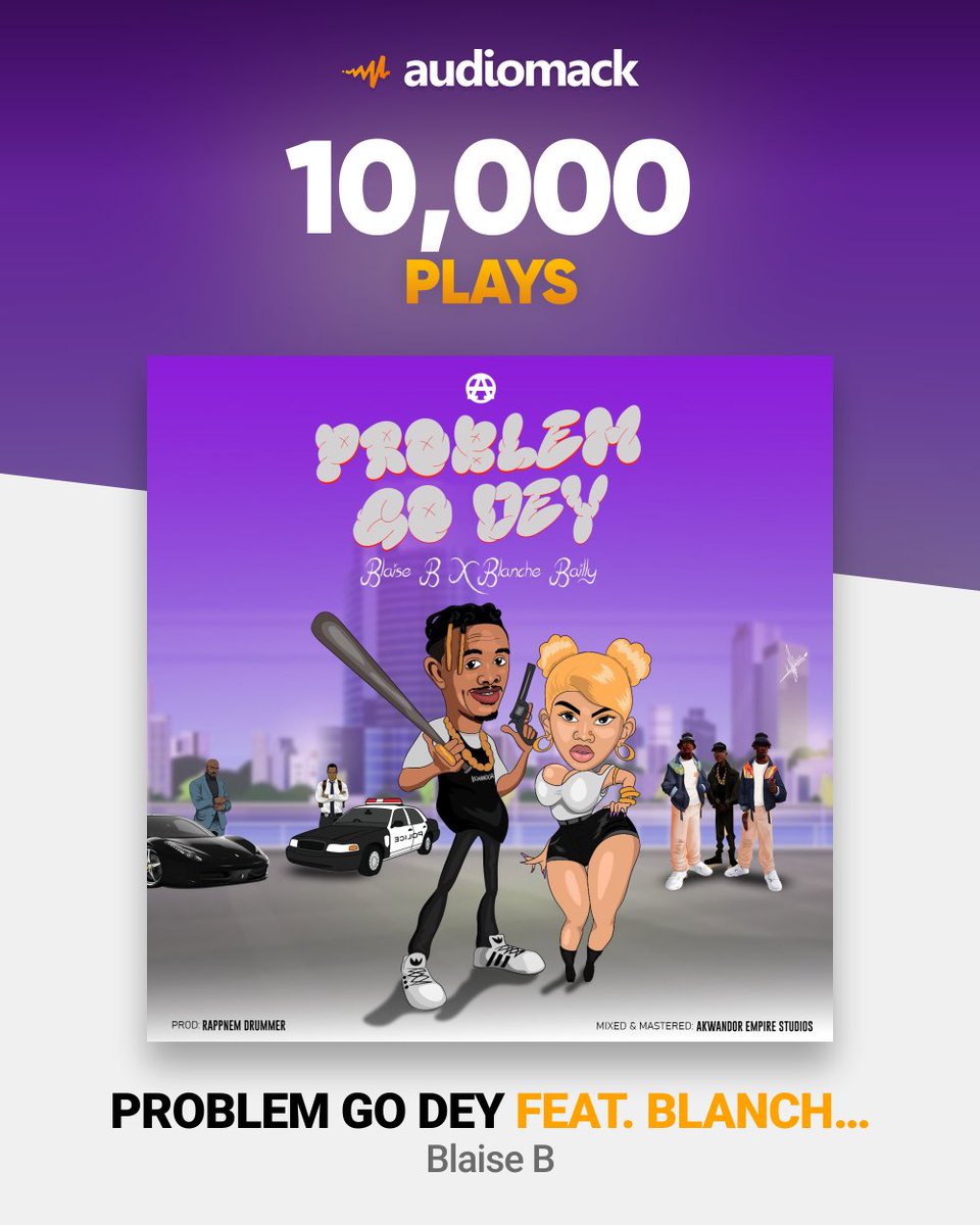 blaiseb237's tweet photo. Allô war zone X - Problem go Dey hits - 10,000 streams on Audiomack  - 

THANK YOU FOR STREAMING 

https://t.co/Mv4BJAdLYc 

- STREAM- STREAM- STREAM https://t.co/oOCYrXu5Zv