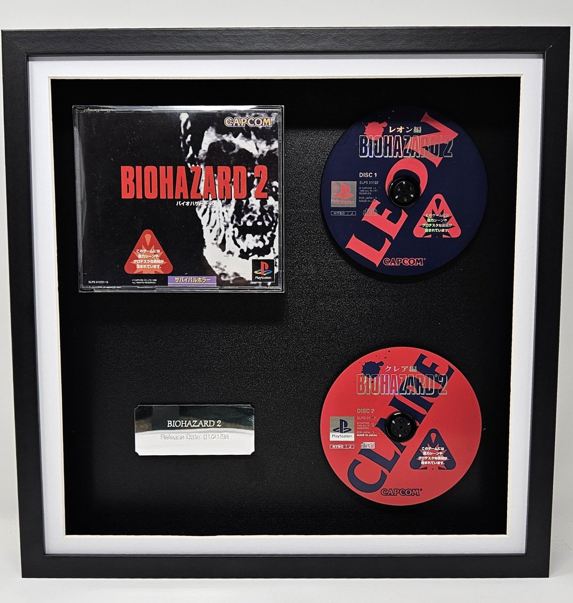 Here's a custom #Biohazard 2 frame I made for a client. Thought I'd share it here again as it's #ResidentEvil 2 Birthday!

#ResidentEvil2 #Framedgame #PlayStation #SonyPlayStation