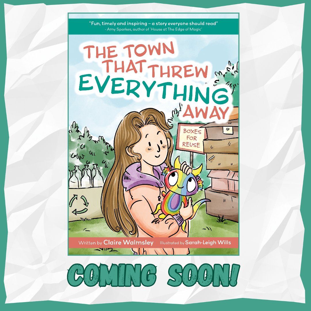 B_forButterfly's tweet photo. COVER REVEAL!

Delighted to be able to share the cover for THE TOWN THAT THREW EVERYTHING AWAY - the new book from #saletown resident @ClaireLWalmsley. Follow Claire for release date updates 😁

Cover by @happydesigner https://t.co/wtswFlWPKs