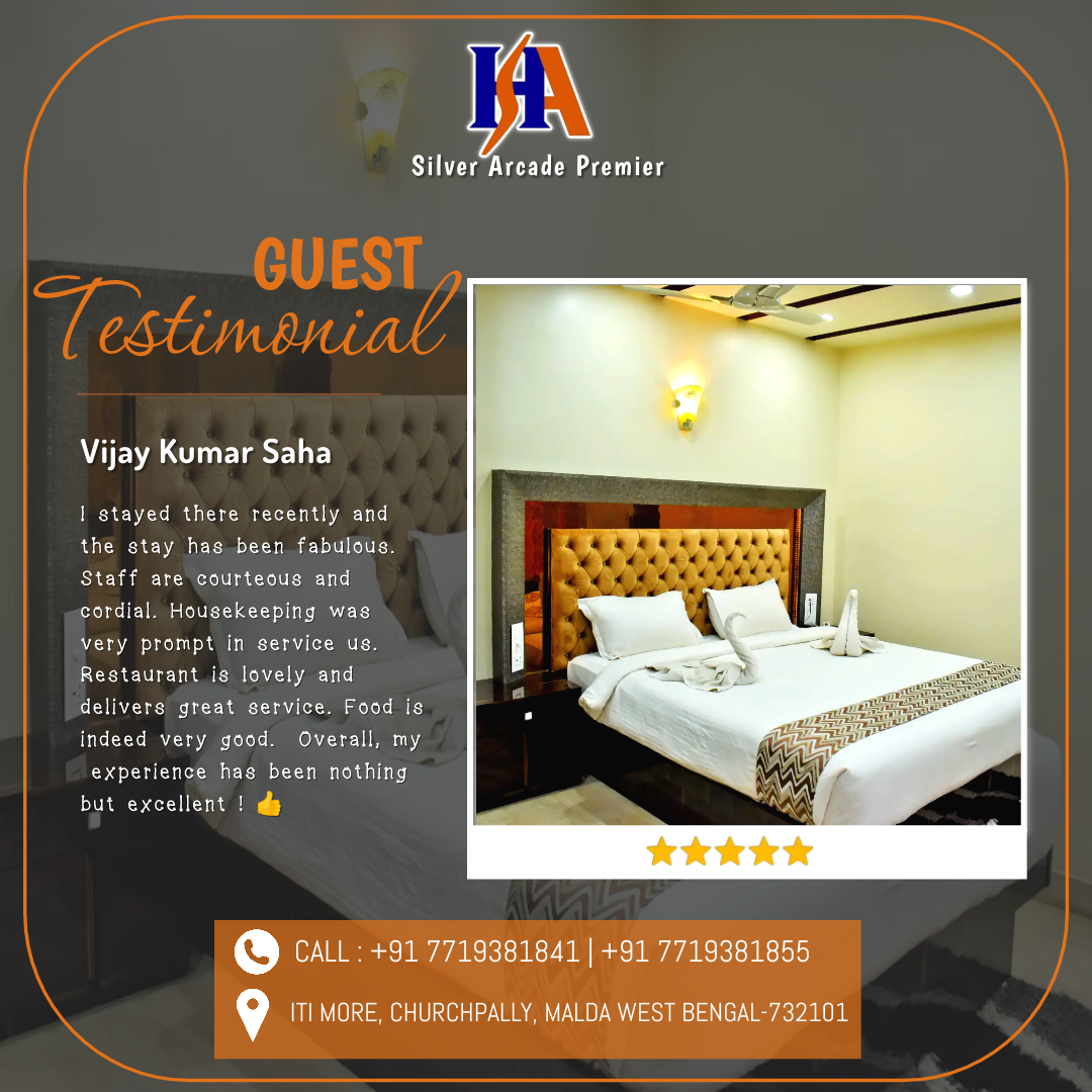 ArcadePremier's tweet image. It is your feedback that keeps us going!
#silverarcadepremier #comfortroom #staycation #guestreviews #resturant #guest #ambience #booknow #Malda