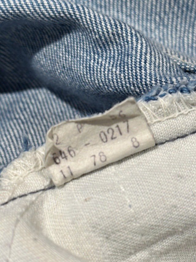 bud_vintage_'s tweet photo. 1970s Levi's 646 Denim Flare Pants
W 30
ナイスブリーチ
サイズも良きです。
Available at our website
We Ship worldwide
#budvintageclothing #Vintage #80s #90s #00s #y2k #古着 #ヴィンテージ #harajuku #outfit #used #原宿 #levis646 #levis https://t.co/0wnbYAvmxk