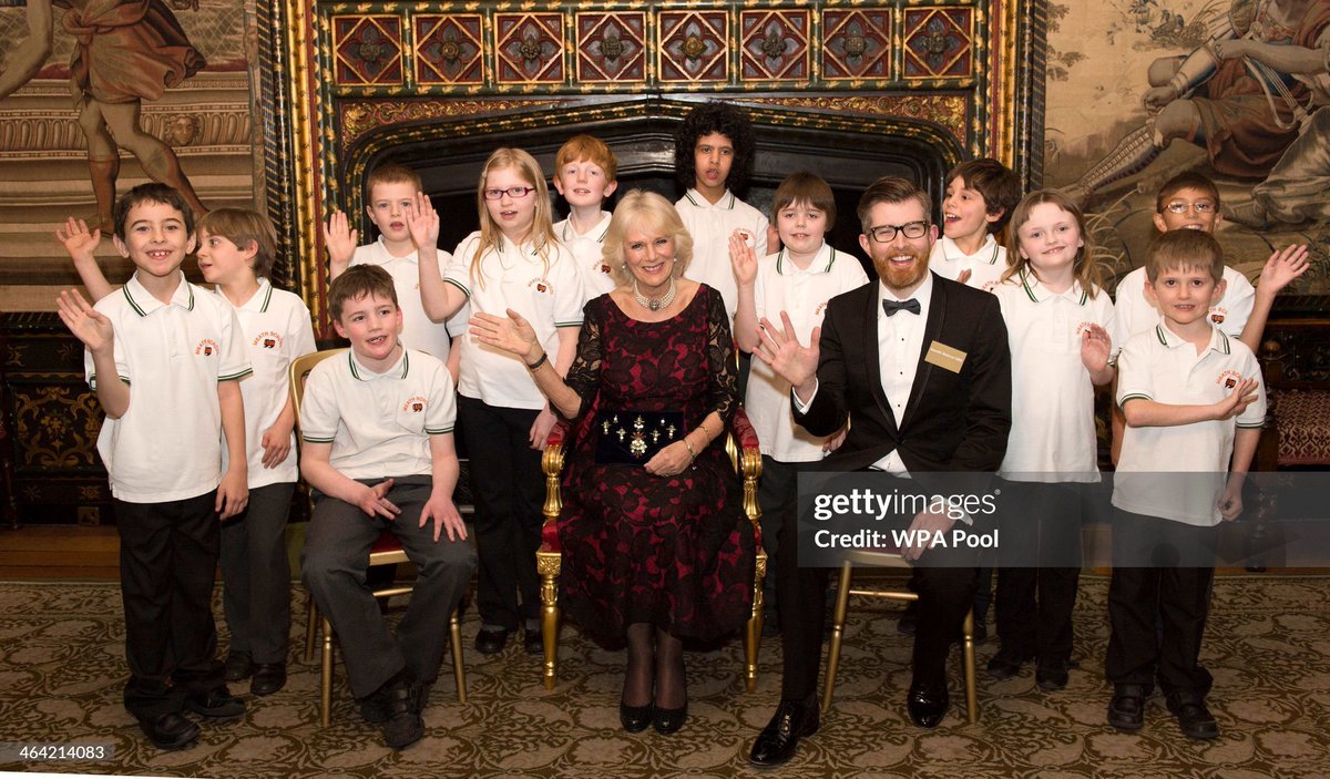 #OTD  🎻  Queen Camilla, then The Duchess Of Cornwall in her role as Patron of the @LCOorchestra, hosts a gala concert in support of @SpeechAndLangU's Million Lost Voices Appeal at St James's Palace on January 21, 2014. 

The gala concert featured a special performance by the