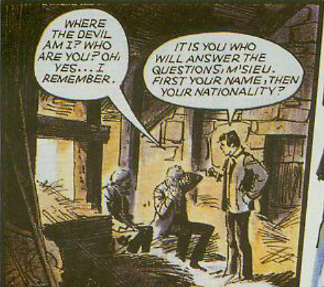 DWUDatabase's tweet image. This strip has managed to the find the voice of the Third Doctor at last. It finally feels like him when the character is talking #DoctorWho #Timebenders