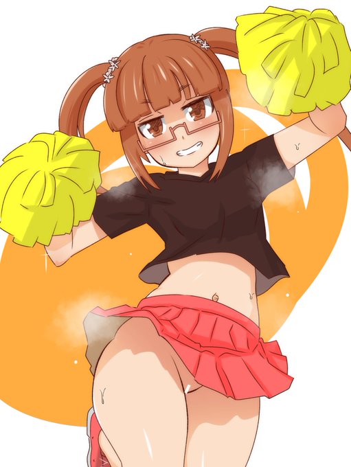 1hお絵描き会で描いた絵のノーパン差分!
 #アイマスノーパンチアリーディング部 