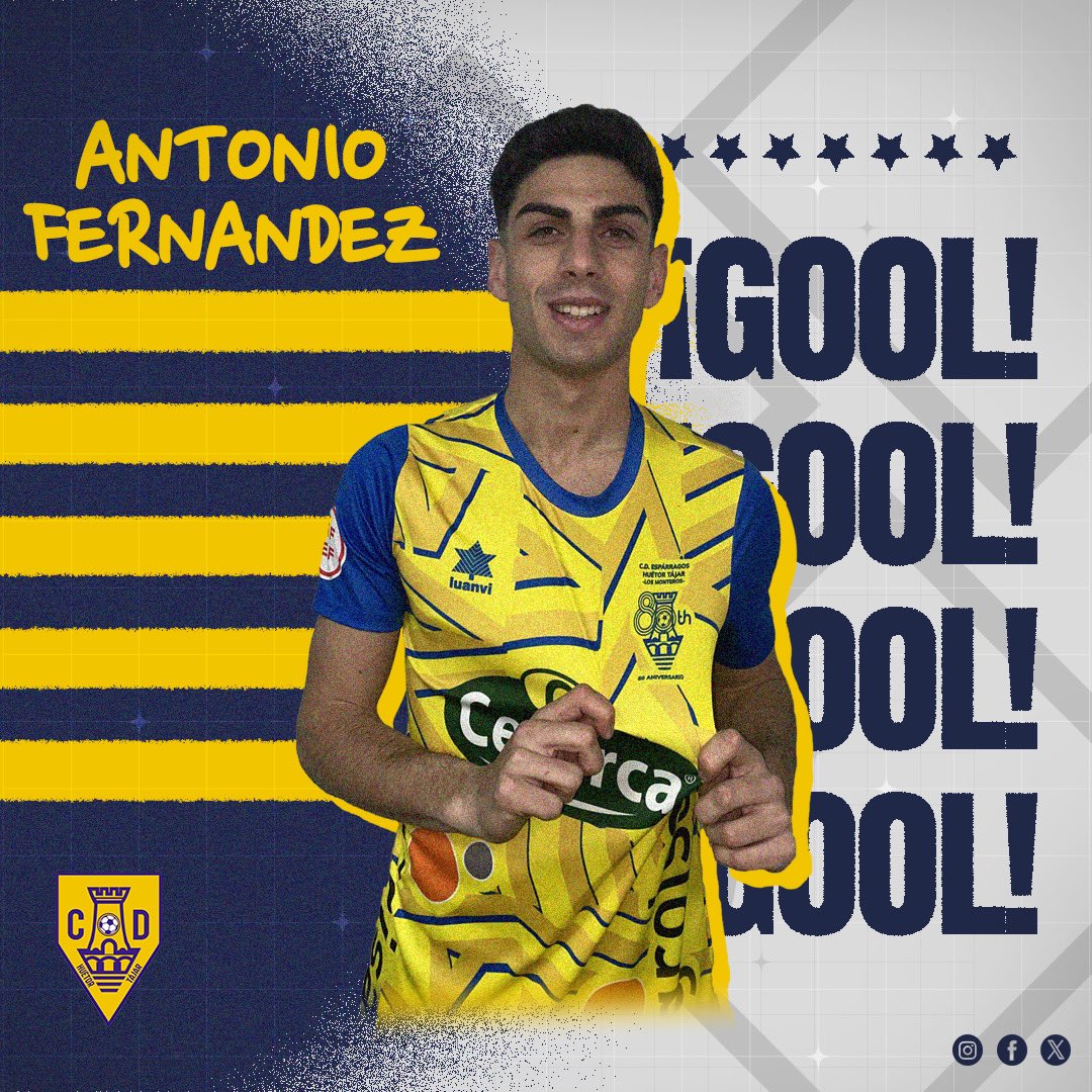 CDHuetorTajar's tweet photo. 31’/ GOOOOOOOOOOLAZOOOOO DE ANTONIO FERNANDEZ GOOOOOLAZOOO‼️
La controlo en el área de espaldas y a la media vuelta la metió dentro de la portería! 
 
Se cumplió la ley del EX⚽️

@CD_HuetorVega 1-1 @CDHuetorTajar 

#SentimientoHT💛💙 https://t.co/JfbNclkulR