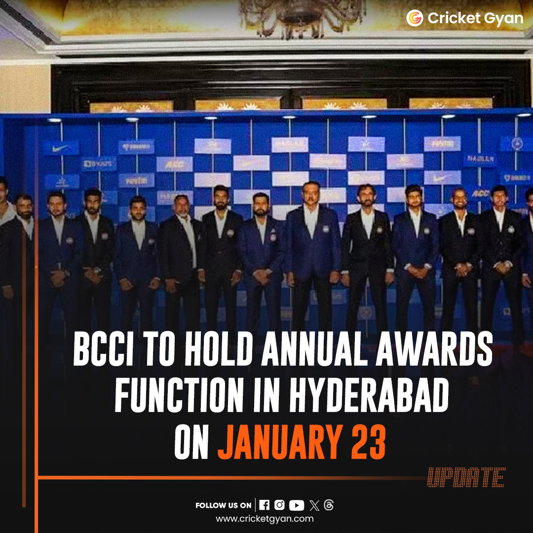 BCCI to hold first post-covid Annual Awards function in Hyderabad on Jan 23.

Source: TOI

#BCCI #Postcovid #annualawards #bcciawards #newsupdate #annualfunction #corona #bccifunction #latestcricketnews #cricketupdates #cricketnews #Cricketgyan