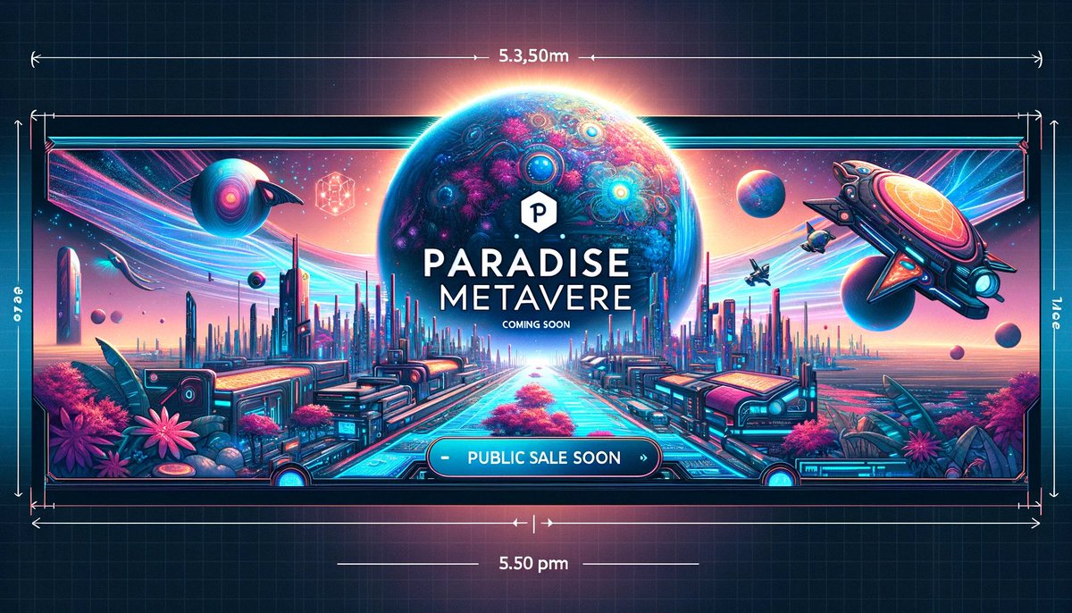 🌟 Paradise Metaverse Public Sale! 🌟

Open the doors to limitless exploration and creativity! Join the unforgettable world of Paradise Metaverse. Reserve your spot in the upcoming Public Sale now and start exploring the future of the metaverse. Don't miss out! 🔥🚀
