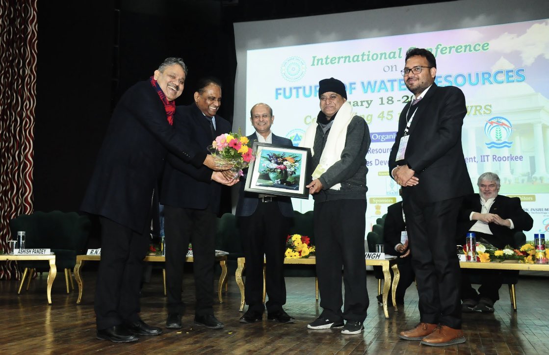 wrdm_iitr's tweet photo. Valedictory address by Shri G. Asok Kumar, DG NMCG at International conference on future of water resources. He highlighted the imporrtance of water in daily life and also shared the progress of Namami Gange.
#ICFWR2024 @iitroorkee @cleanganganmcg @JalShaktiMin @ProfAshishPand1 https://t.co/33sA267jWQ