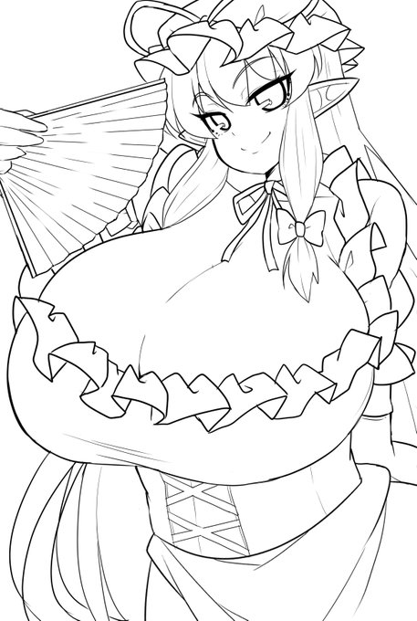 なんとか描きなおして線画出来た。 