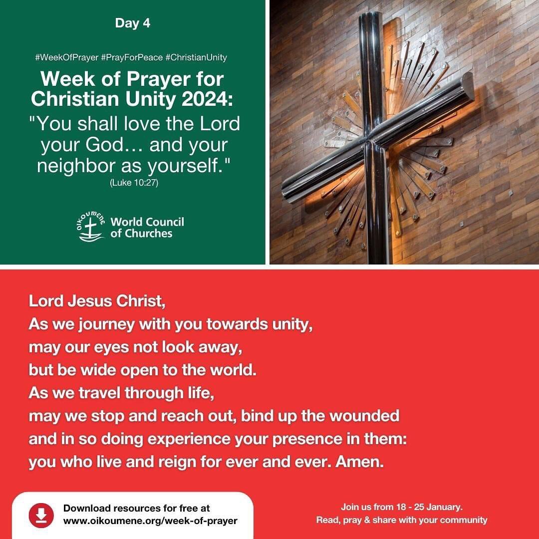 #WeekofPrayer for #ChristianUnity #wpcu2024 

🙏🌎🌍🌏oikoumene.org/news/week-of-p…