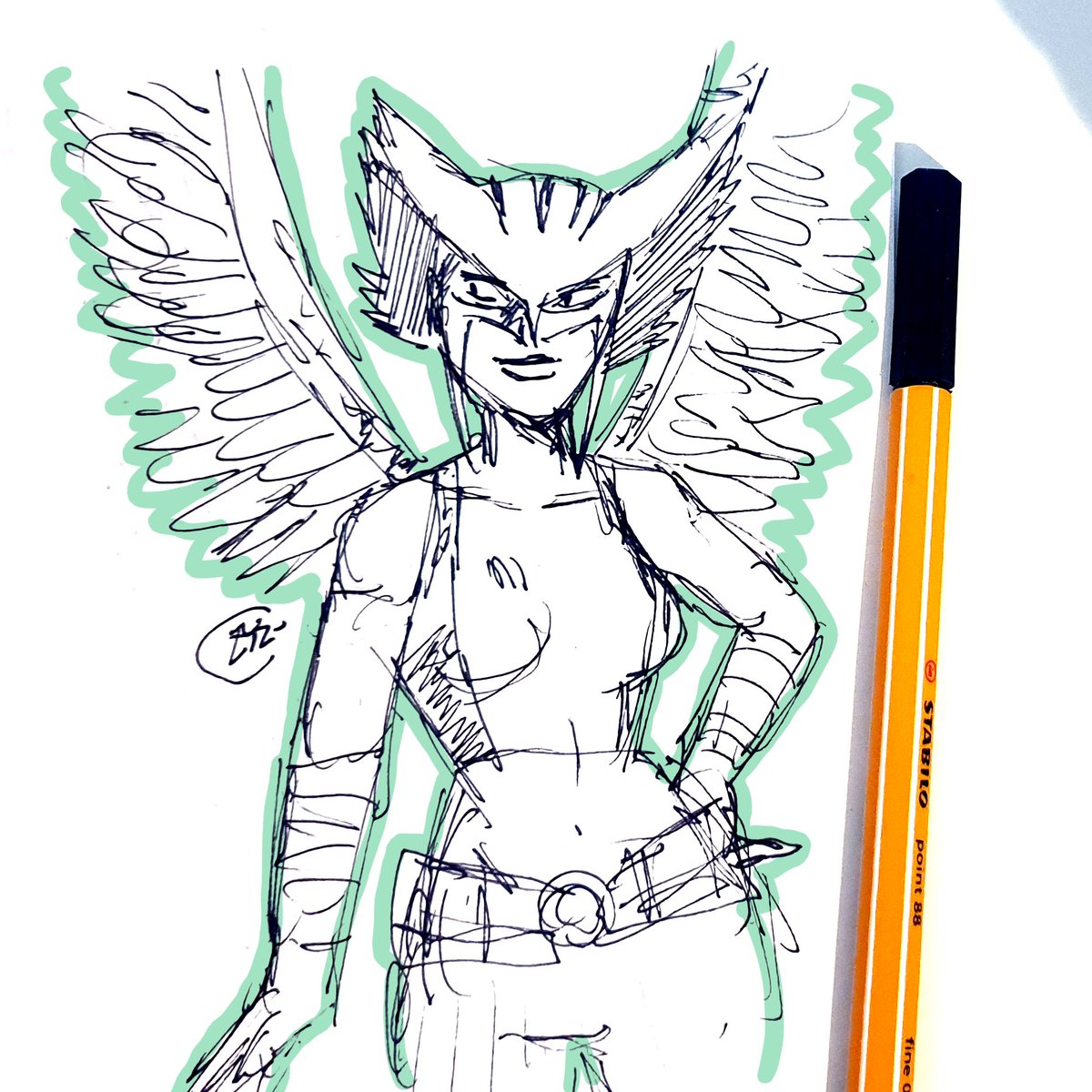 Eyzmaster's tweet photo. Here's another week of sketches,
Enjoy!
#Eyz #myart #DSC #DailySketch #HOURMAN #rextyler #Hawkgirl #thanagar #kendrasummer #justicesociety #JSA #DCComics #comics https://t.co/EJzHkl3z3w