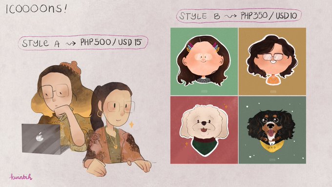 🧨💥 opening art commissions again for 2024! here are styles that i offer in the meantime; im bee, an art director &amp; illustrator  ⚡️ dm me to secure a slot! likes &amp; rts are appreciated! 🌍 