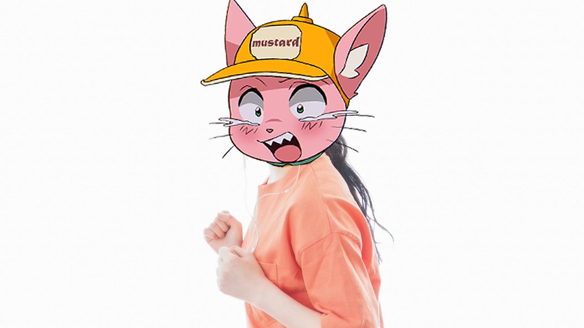 solo 1girl whiskers hat furry simple background shirt  illustration images