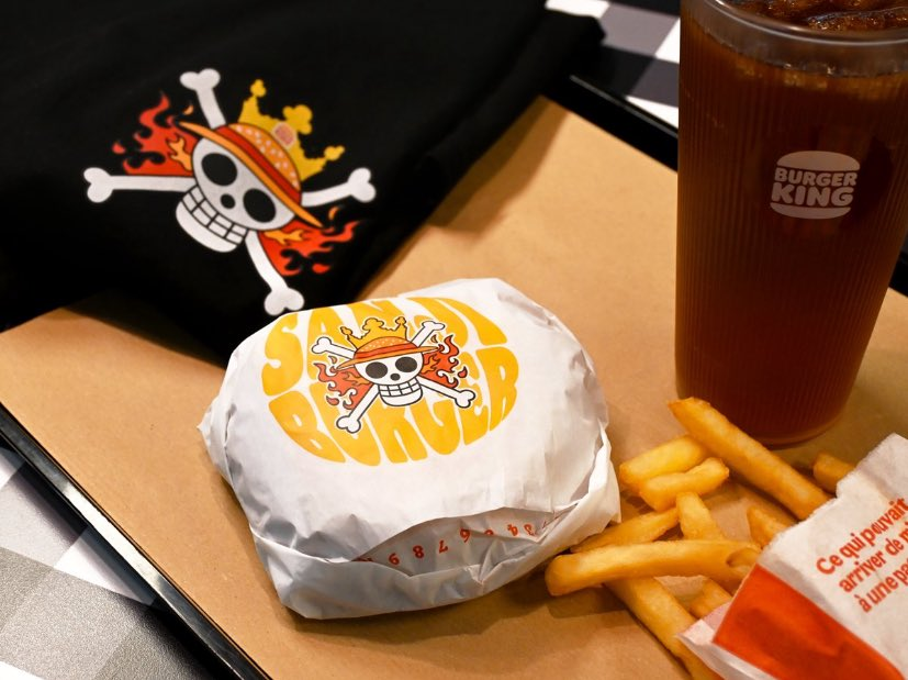 JVCom's tweet photo. Une collaboration entre One Piece et Burger King arrive bientôt en France ! 

Au programme, des burgers et des T-shirts exclusifs. #ONEPIECE https://t.co/vTcOhIW2ZV