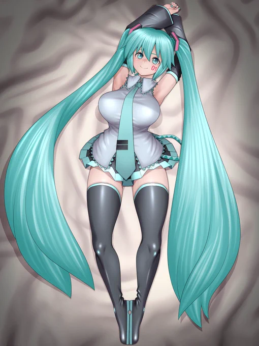 skeb納品しましたミクさんのかわいさは色褪せなくてすげぇや 