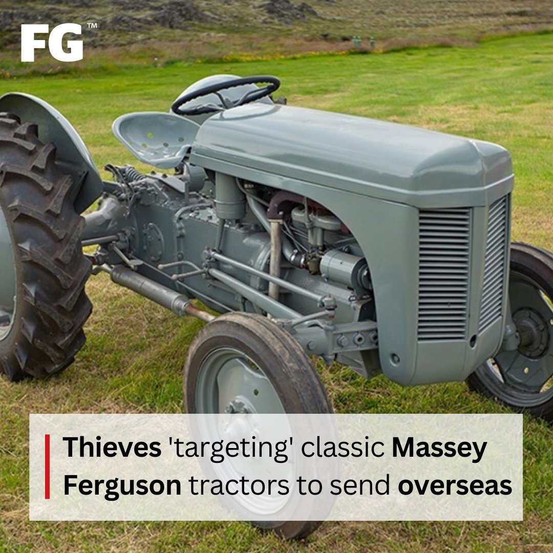 FarmersGuardian's tweet photo. 🚨 @wiltshirepolice said criminal gangs are targeting agricultural machinery like the classic Massey Ferguson tractor to be sent overseas due to the 'simplicity of mechanical maintenance'.
Find out more 👉 https://t.co/uNtkixBeNA
#ruralcrime #farmtheft #farmmachinery https://t.co/aE37srxgFi