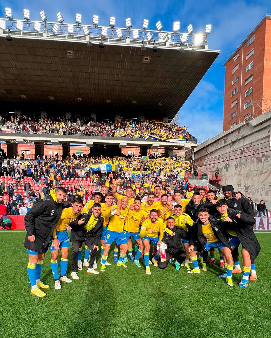 Tres puntos más lejos de casa en otro gran partido equipo. ¡Vamos a seguir disfrutando, afición! @UDLP_Oficial 🍍💛