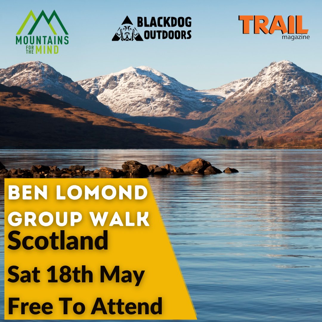 Our free activities return to Scotland. Join our team of instructors for a guided walk into the Trossachs National Park and the summit of Ben Lomond. Designed for adults of all ages, these walks are professionally led, and totally free to attend. fb.me/e/4U7ViUhu3