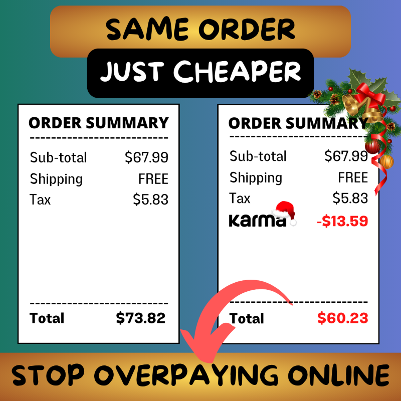 karma_shopping's tweet photo. Don't overpay on Amazon again! You're welcome.
