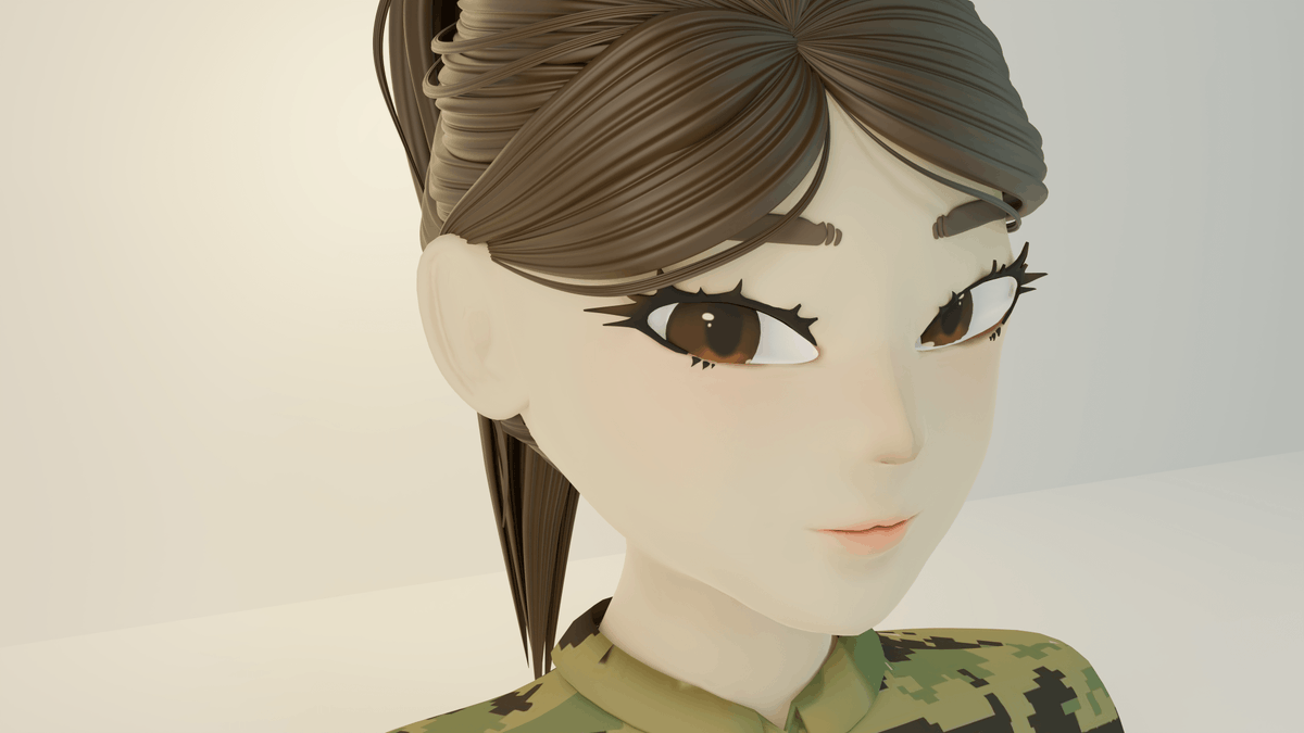 Ponsi__'s tweet photo. Meet Kim Ha Nu. An original character in Blender made by me!
I have uploaded her to my artstation! Please check it out: https://t.co/GMCpPDLtvl

#3dModel #OC #CharacterDesign #3D #Blender #3Dmodeling #Krita #Artstation https://t.co/hrUpJWnVqg