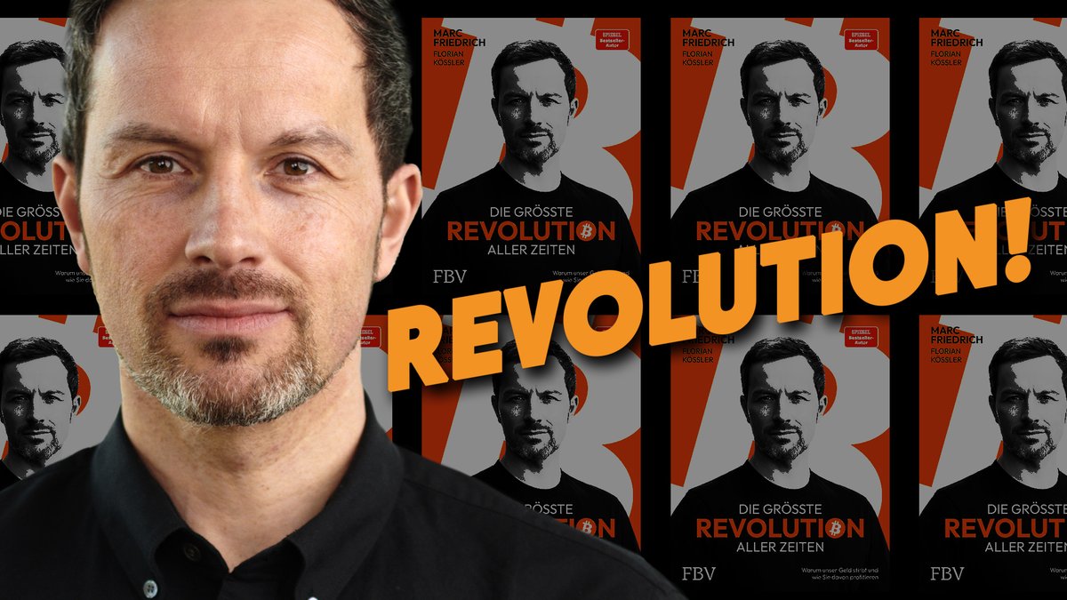 marcfriedrich's tweet photo. Die größte Revolution aller Zeiten - Wie Du Dich vorbereiten kannst
👉 https://t.co/EDNfqX3J08

#Krisen, #Bauernproteste, geopolitische Anspannungen, neue #Parteien und #Kriege - es riecht nach Revolution. Und die Revolution ist da! Nicht nur wirtschaftlich, finanziell oder gesellschaftlich, nein, sondern auch in Buchform. Die Rede ist von meinem mit Liebe zum Detail geschriebenen Buch "Die größte Revolution aller Zeiten". Gemeinsam besprechen wir heute, was Euch in meinem am 23. Januar 2024 erscheinenden Buch alles erwartet. Viel Spaß! 
#Politik #Finanzen