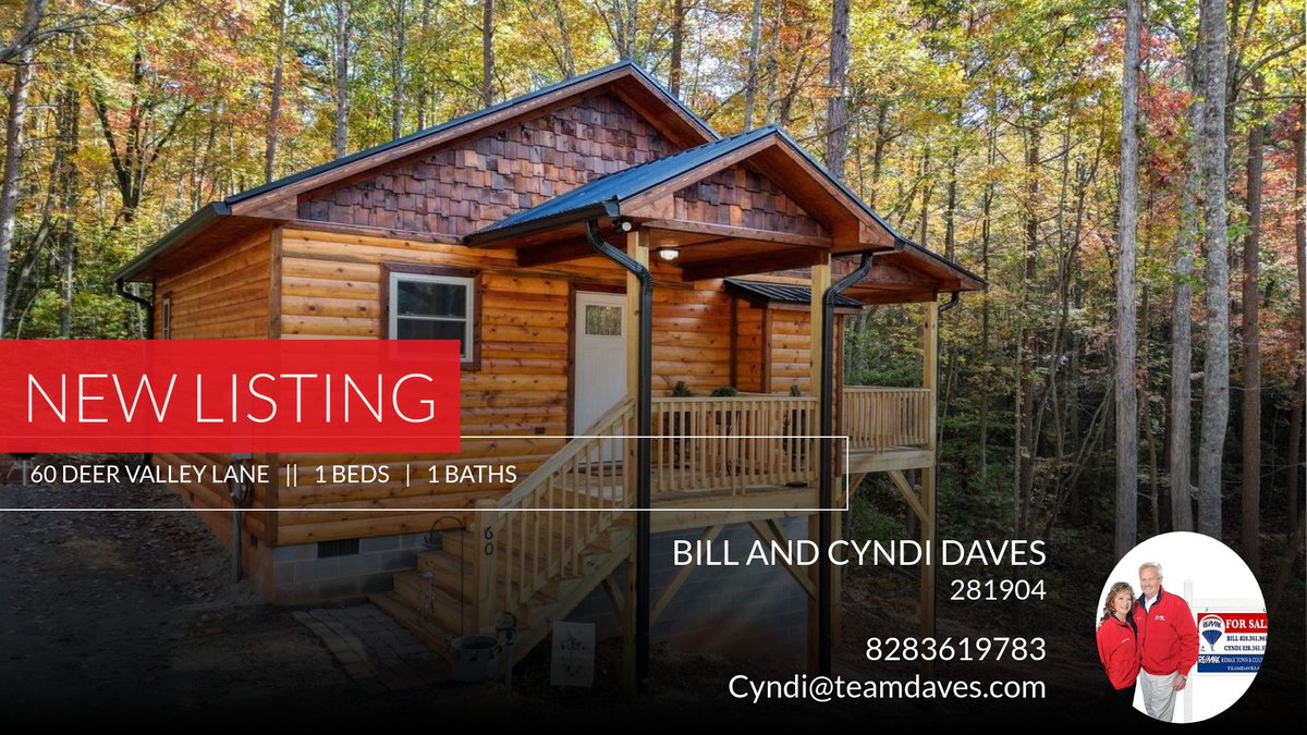 TeamDaves1's tweet photo. 📍 New Listing 📍 Take a look at this fantastic new property that just hit the market located at 60 Deer Valley Lane in Murphy. Reach out here or at 8283619783 for more information

Bill and Cyndi Daves
REMAX TOWN &amp; COUNTRY https://t.co/PryaYehPSa https://t.co/lNFiLBiLCs