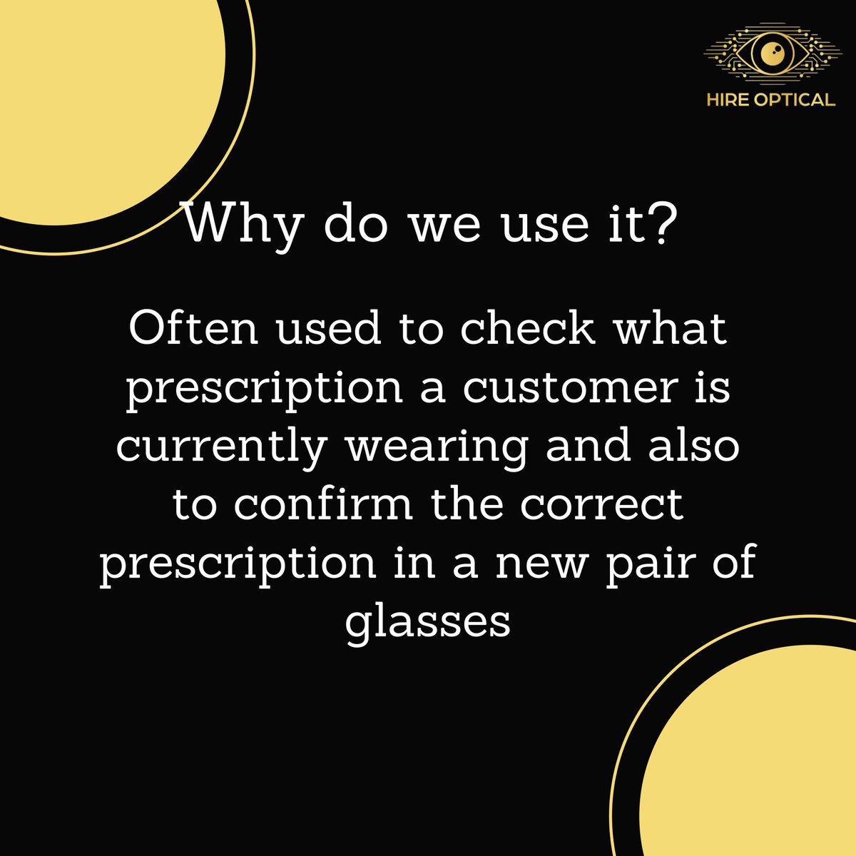 Ever wondered how the opticians ensure accurate prescription in your glasses?👀

The Focimeter.

An optical tool used to measure refractive power and help verify the correct prescription and ensures the accurate positioning of lenses in spectacle frames.
#Ophthalmic #Optometry