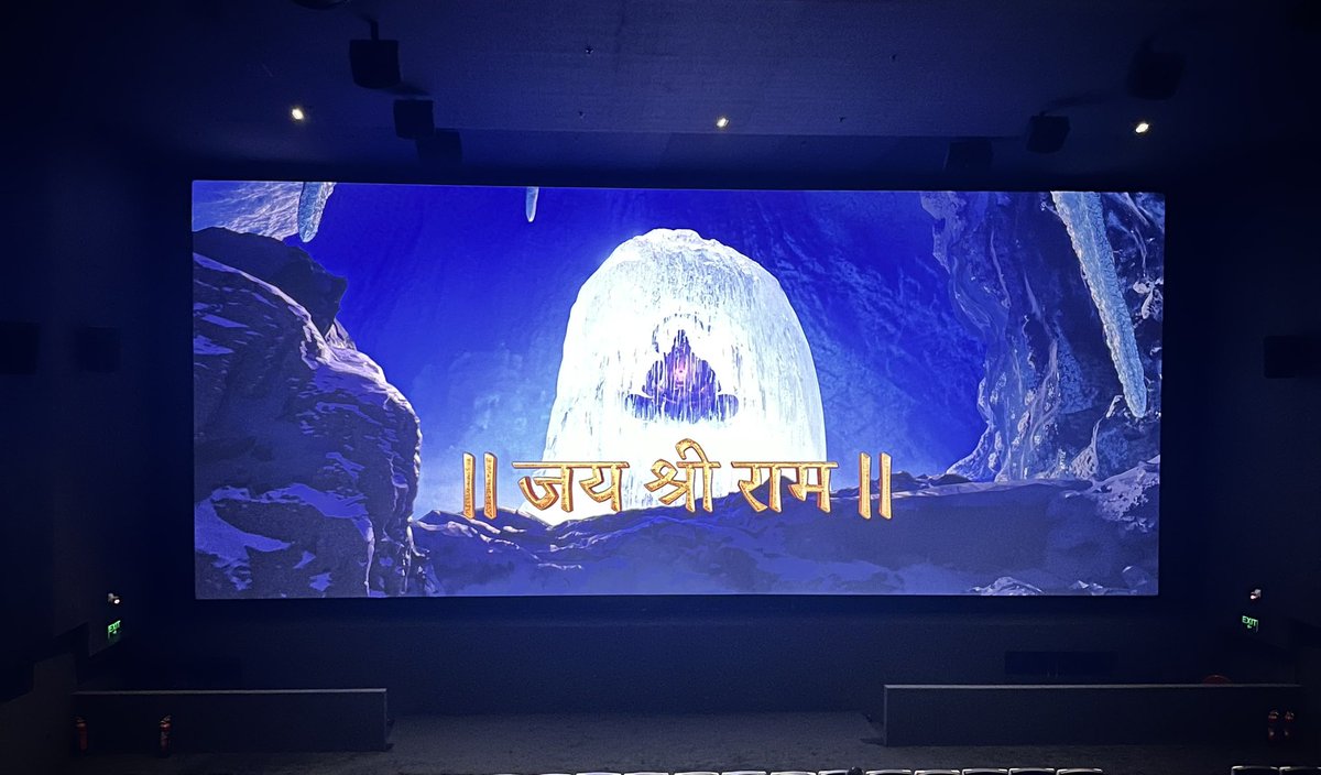 Aravind_Aj28's tweet photo. HanuMAN Review - 9/10
Just a single line, “A complete Trance 😇” @PrasanthVarma
Last 30mins pure goosebumps💥BGM and CG🔥. Elevation scenes well placed👌🏻.
Jai Hanuman! Jai Shree RAM! 🚩🙏🏻
#HanuMAN #HanumanEverywhere #Hanumania #HanumanReview #HanuManForShreeRam #HanumanMovie https://t.co/Bf0cNEdZrD