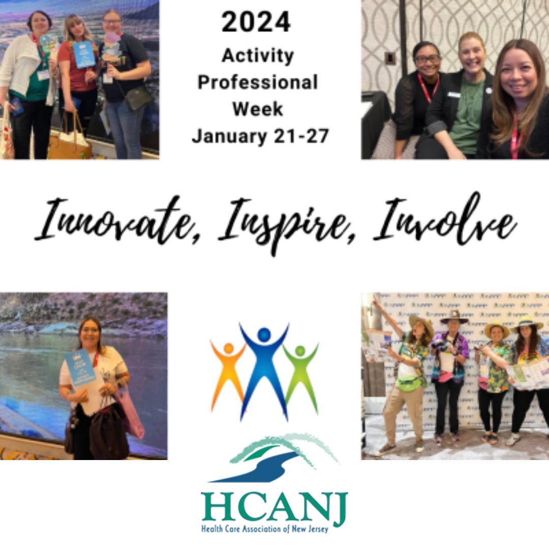 HCANJ's tweet image. National Activity Professionals' Week is designed to honor activity professionals and their significant role in enriching the lives of the elderly and those they serve. HCANJ is proud to recognize the contributions of the activity professionals. naap.info #NAPW