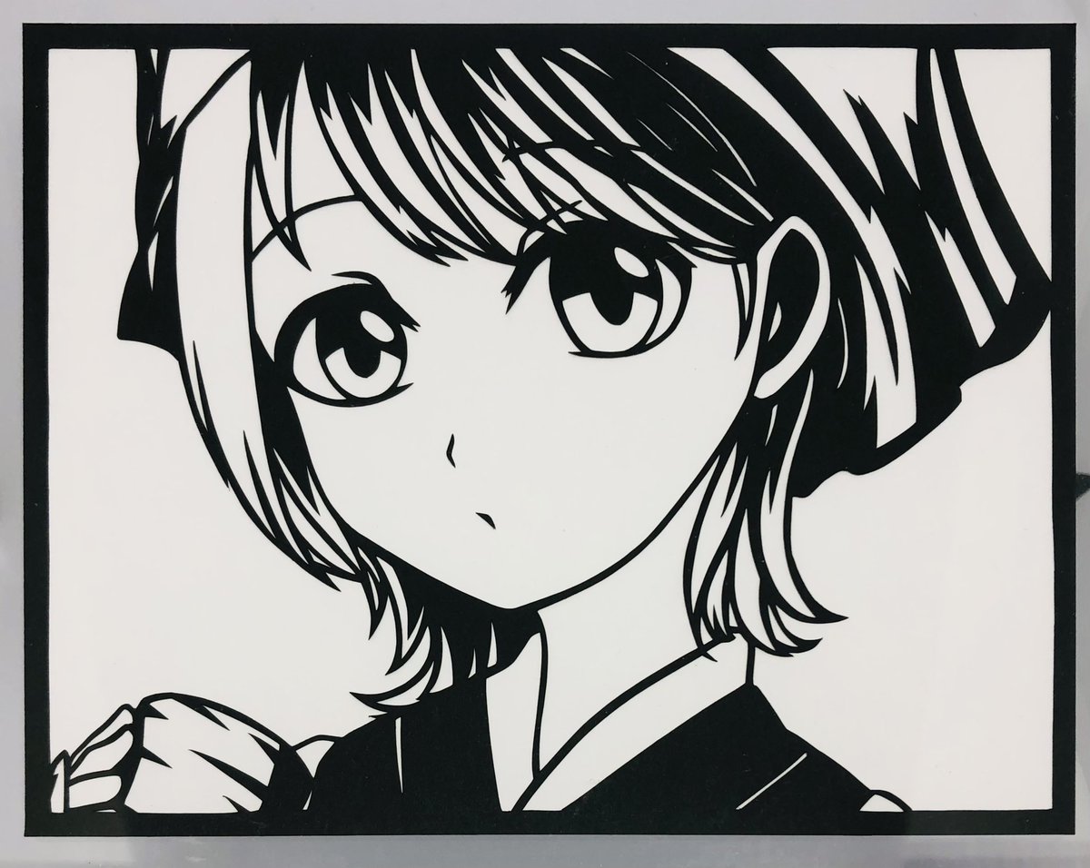 2.5次元伊豆非公式ご当地vtuber中部ずいさん。

#中部ずい
#ずいアート
#切り絵 