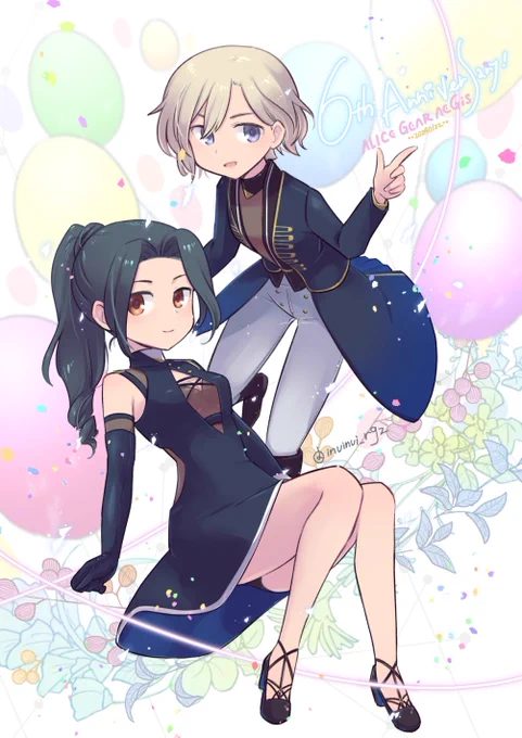 アリスギア6周年おめでとうございますまだまだ多彩なコンテンツを楽しみにしてます!今後も応援していきますー!!#アリスギア6周年 #アリスギアお絵かき #感じるアリスギア 