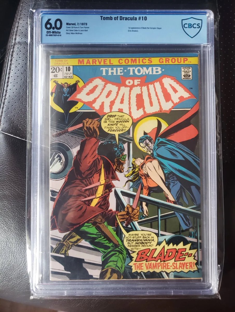 mike1964us's tweet photo. It’s mine.  #Blade #firstappearence #gradedcomic I wanted this book for a long time. Thanks #eBay for making this happen https://t.co/x6wDNGqBWU
