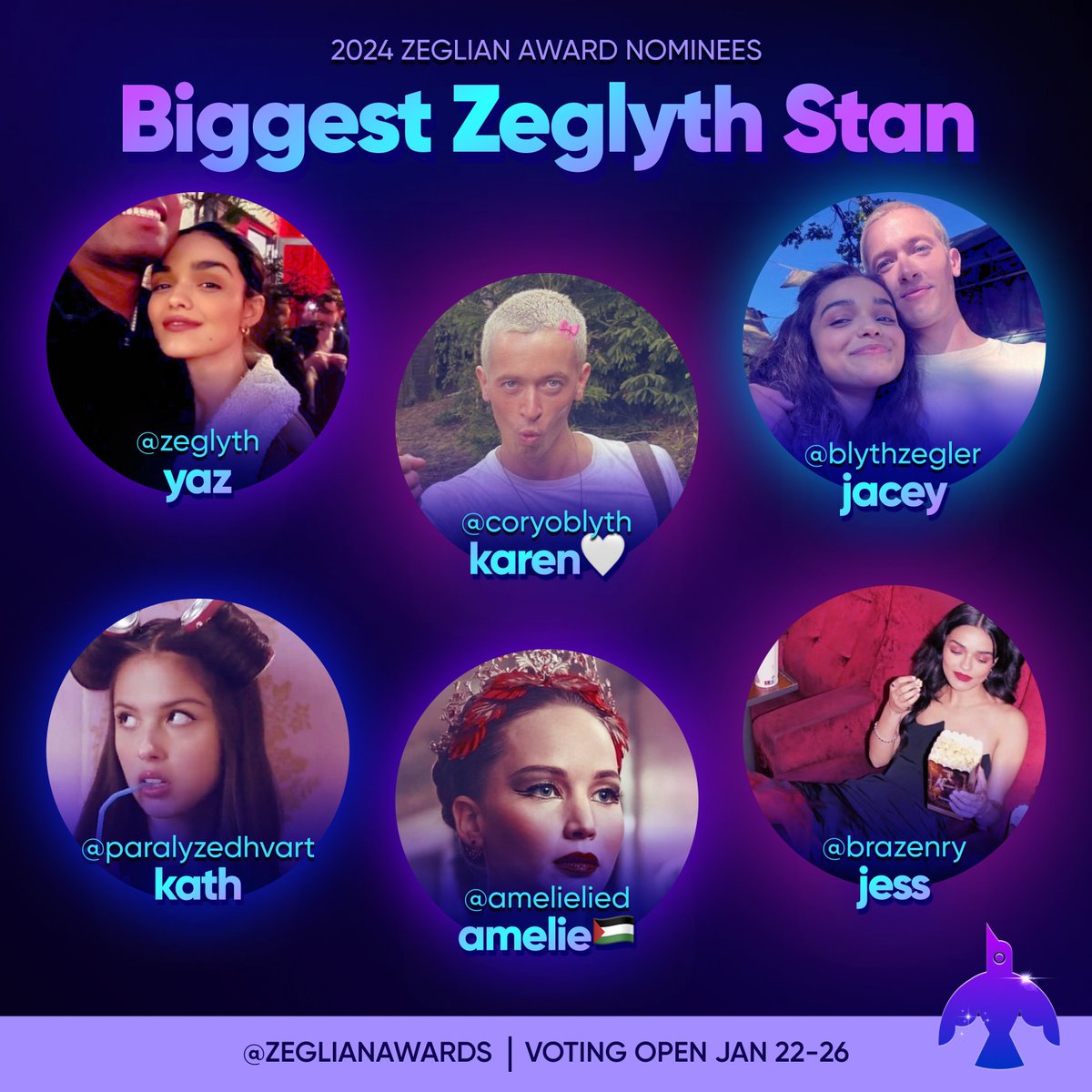 zeglianawards's tweet photo. We love an iconic duo! Here are the nominees for Biggest Zeglyth Stan! #ZeglianAwards https://t.co/tdkatyjstf