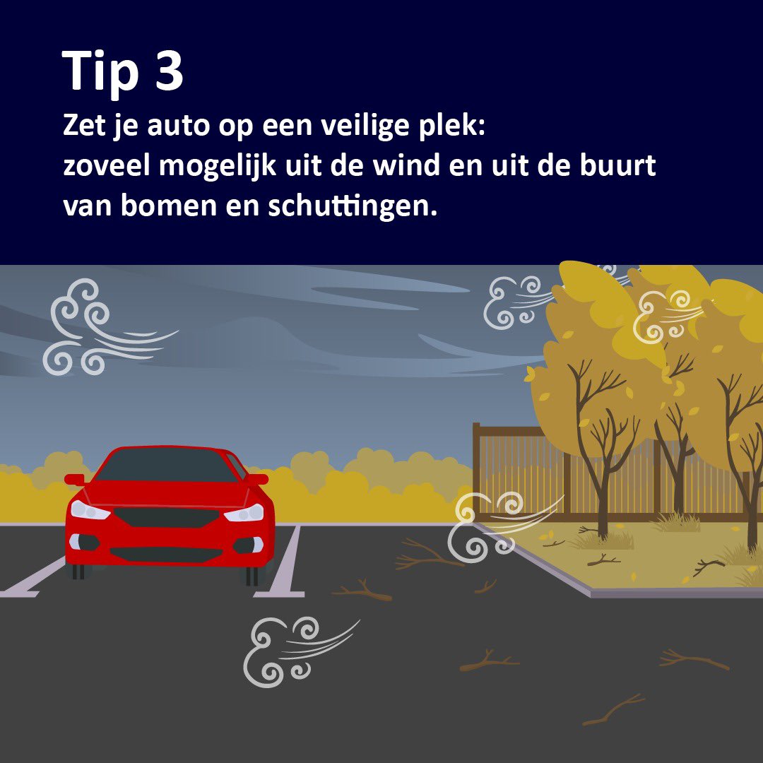 Vanaf vanavond worden er zeer zware windstoten verwacht ivm #StormIsha. <a href="/KNMI/">KNMI</a> heeft #codeoranje afgegeven voor provincie Noord-Holland. Daarom geven wij je 3 tips om schade door storm zoveel mogelijk te voorkomen 💨🍃.