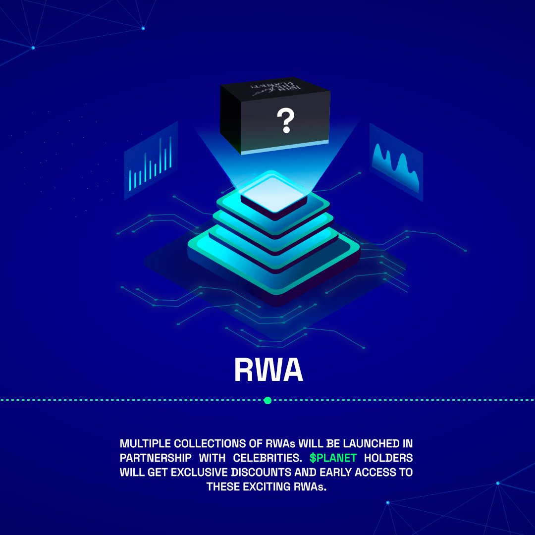 PlanetReFi's tweet photo. $PLANET is set to dominate the 16 trillion USD #RWA market! 🔥 How?

By combining the power of Real-World Assets with fandom through our partnerships with renowned global celebrities.

You already know who the first one is though 🤐 

#PlanetReFi https://t.co/OsvnAObqiu