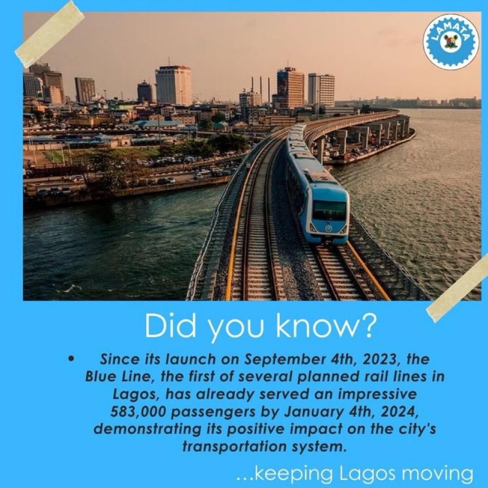ApcNYAmbLagos's tweet photo. Blue Rail Line
@jidesanwoolu @drobafemihamzat @gboyegaakosile @gbenga_omo @Mr_JAGs @Lamataonline @BSaluHundeyin
#BlueRailLine #KeepLagosMoving
#LASG #AGreaterLagosRising https://t.co/mmLrM44Ddn