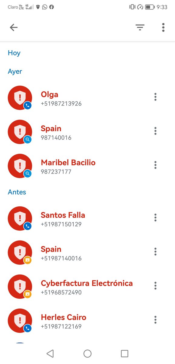 spalaciosg's tweet photo. Cuidado amigos con estos números! Son de delincuentes y estafadores. https://t.co/FUD0qtOhxQ