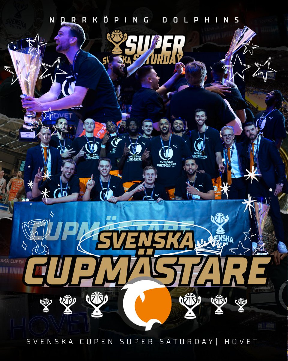 basketse's tweet photo. BACK-2-BACK! 🏆🏆

@DolphinsBasket vinner Svenska Cupen för andra året i rad, den här gången inför ett kokande Hovet. 

#SvenskBasket | #SCSuperSaturday https://t.co/J0OpXrFXwy