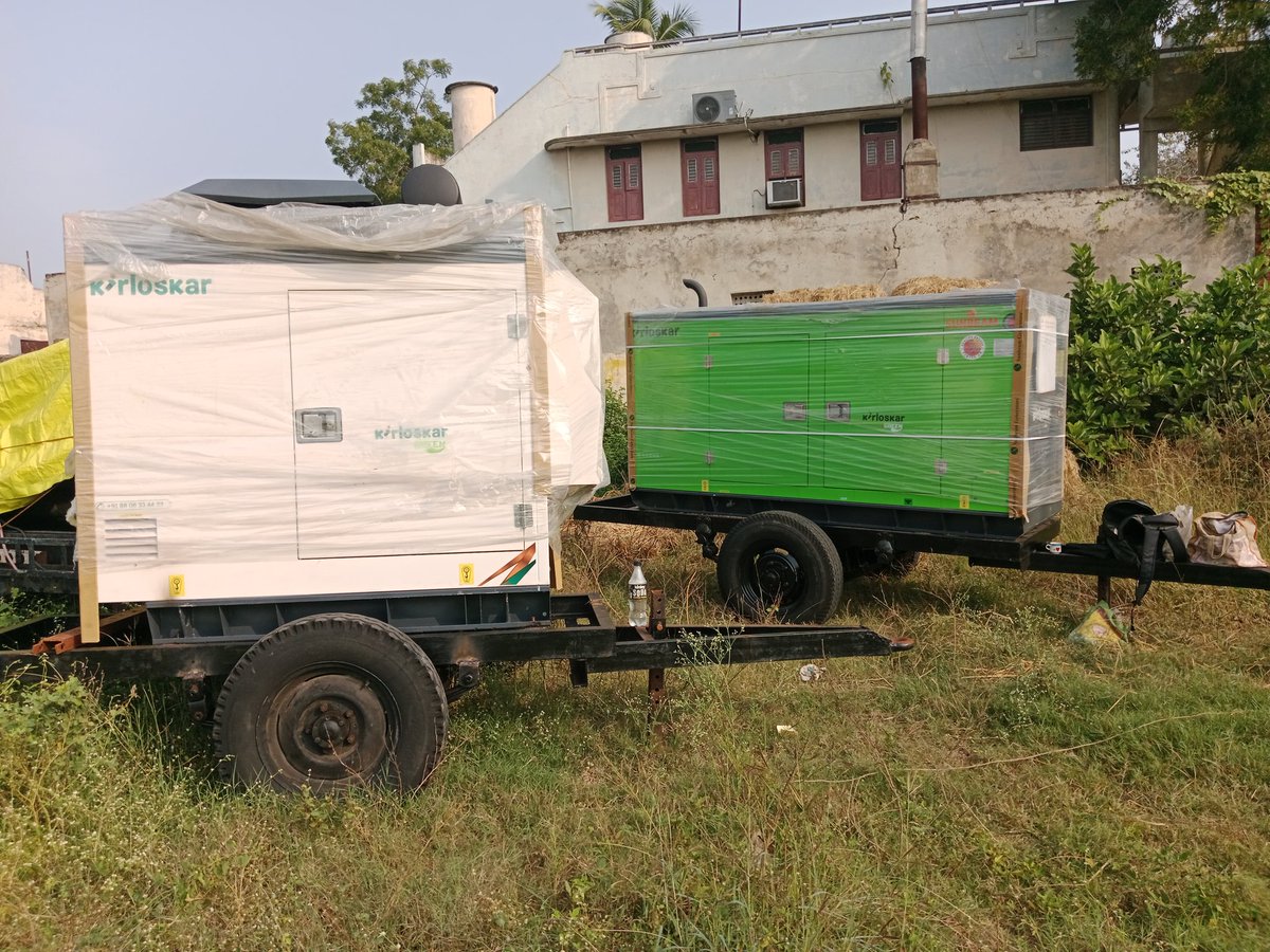 srinivasagenset's tweet photo. Recent Supply of 10kVA & 30kVA #Kirloskar #iGreen #Diesel #Generator Set at #Duggirala #Guntur #District #AndhraPradesh
For more details visit us https://t.co/5NeryDhF5r or call us 9581633000
#AndhraPradesh #Telangana #Hyderabad #everyone #Secundrabad #vijayawada #eluru https://t.co/r7jn39HVte