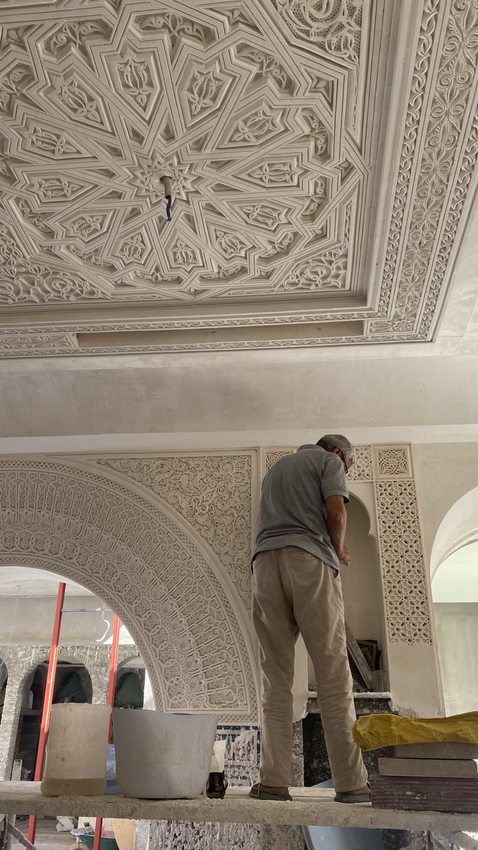 COURT__YARD's tweet image. #Moroccan_Architecture Behind the scenes!