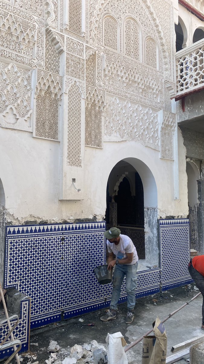 COURT__YARD's tweet image. #Moroccan_Architecture Behind the scenes!