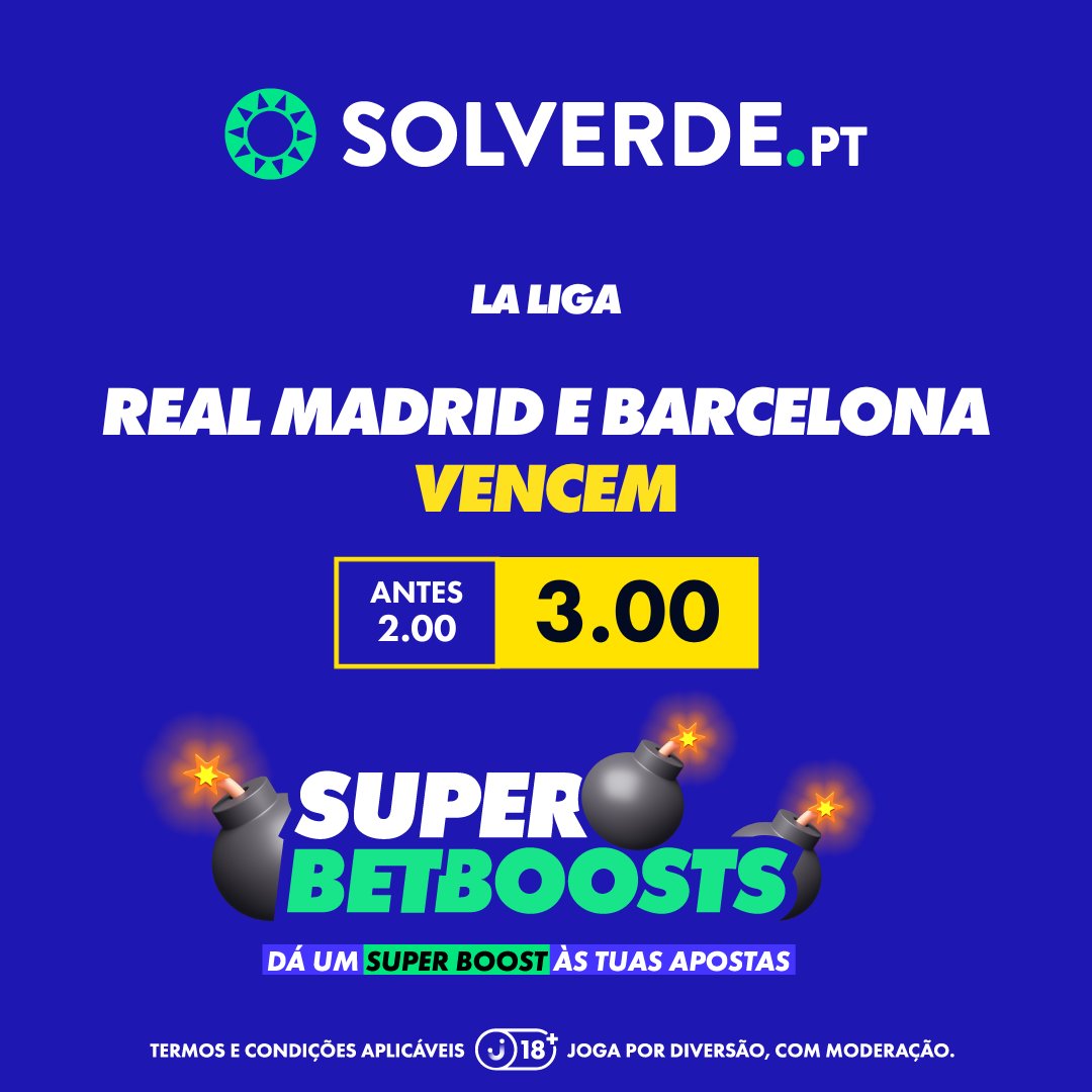 Se bater, damos 10€ em bónus de casino a 5 pessoas que derem RT. 💣🤑

Têm de estar a seguir-nos.

Aproveita este super boost aqui 👇
🌍 sol-ver.de/dOL6ydo