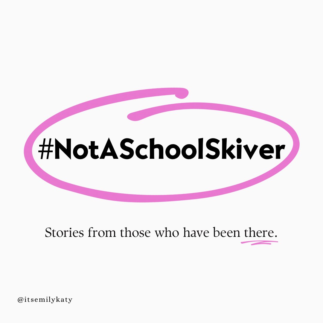 The #NotASchoolSkiver stories keep coming. Making me sad and angry, but also hopeful and reassured that none of us who have been there or the children who are there now are alone. Remember the facts: