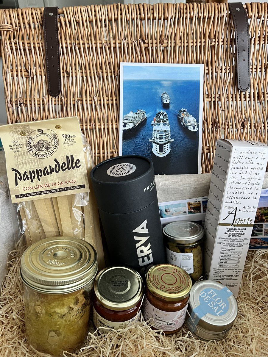 Lovely Italian treat to come home to after a long trip. Thank you @CelebrityUK #HandpickedHolidays