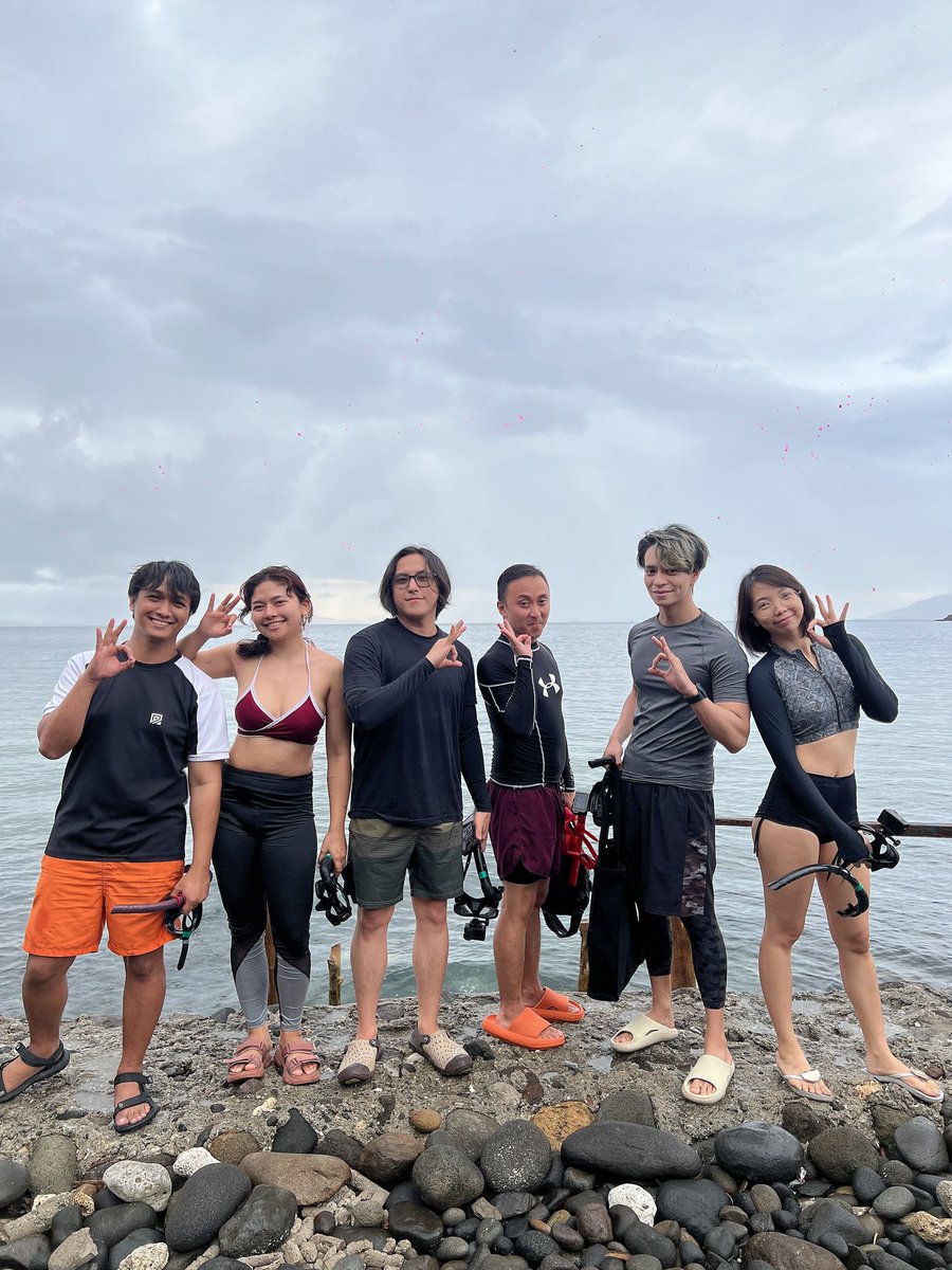 First time freediving today with my best buddies 🥰