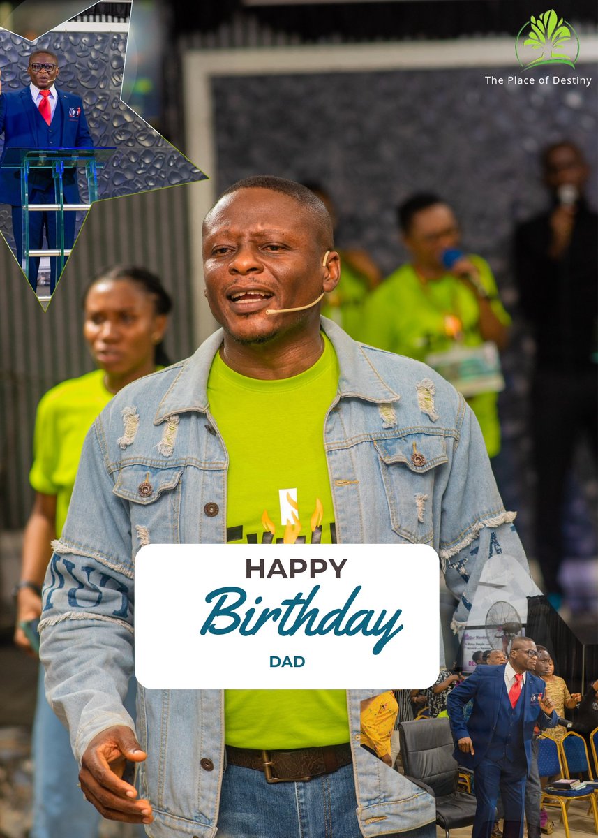 It's official!

Happy Birthday to our Father, leader and mentor. 

Today we join the heavens to celebrate you. Thank you for your labour of love over us. 

May the Lord greatly increase you. 
Amen 🙏🏽

#theplaceofdestinychurch #theplaceofdestiny #happybirthday