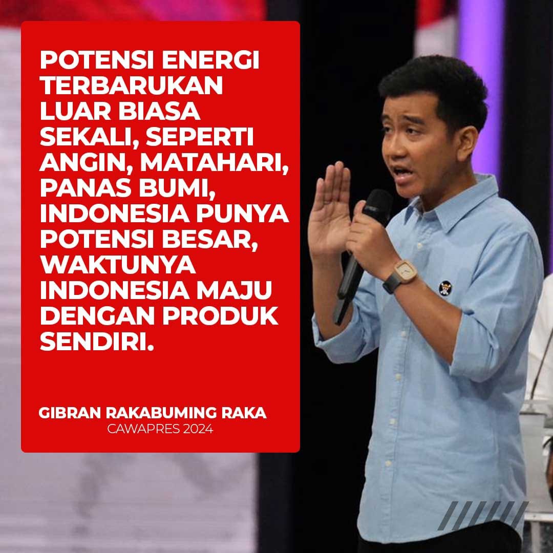 mantap mas gibran mencoba menciptakan nilai tambah dalam mentah #PercayaGibran 
#HilirisasiSemuaSektor02
#WaktunyaGibran